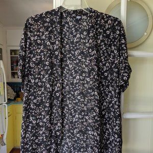 Floral kimono cardigan